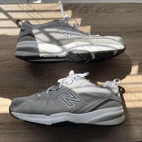 New Balance 608v5 Mens sneakers Shoes Size 12 Team Away Gray suede - Picture 1 of 13